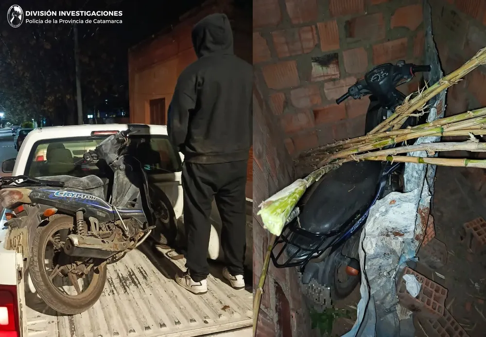 Div. Investigaciones-recuperó de moto