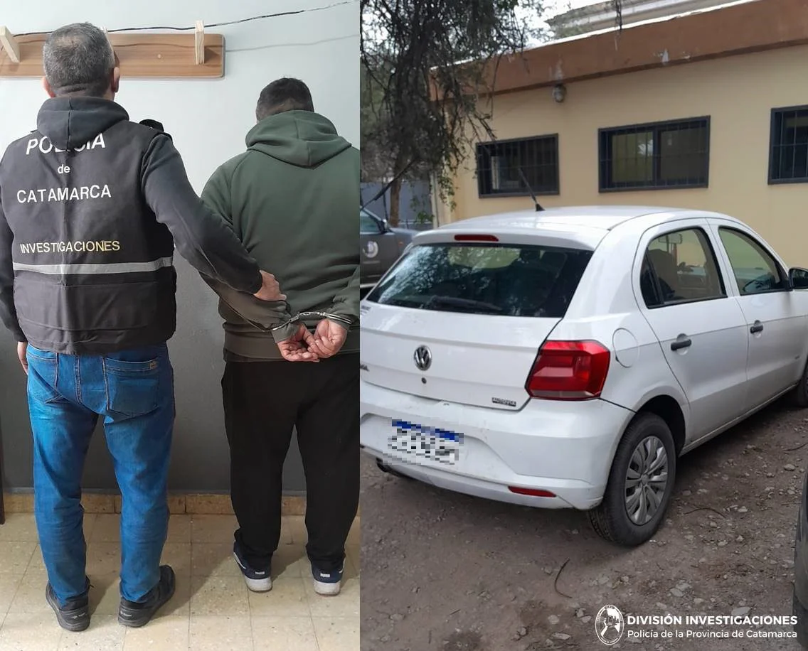 Div. Investigaciones (arresto y secuestro auto)