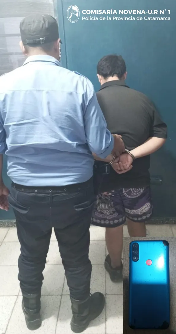 Aprehendido y secuestro Cria. Novena