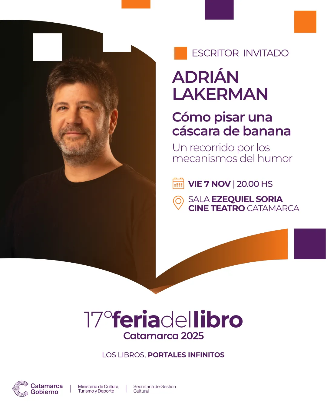 flyer FdL25 - Autores - Adrian Lakerman - Lakerman