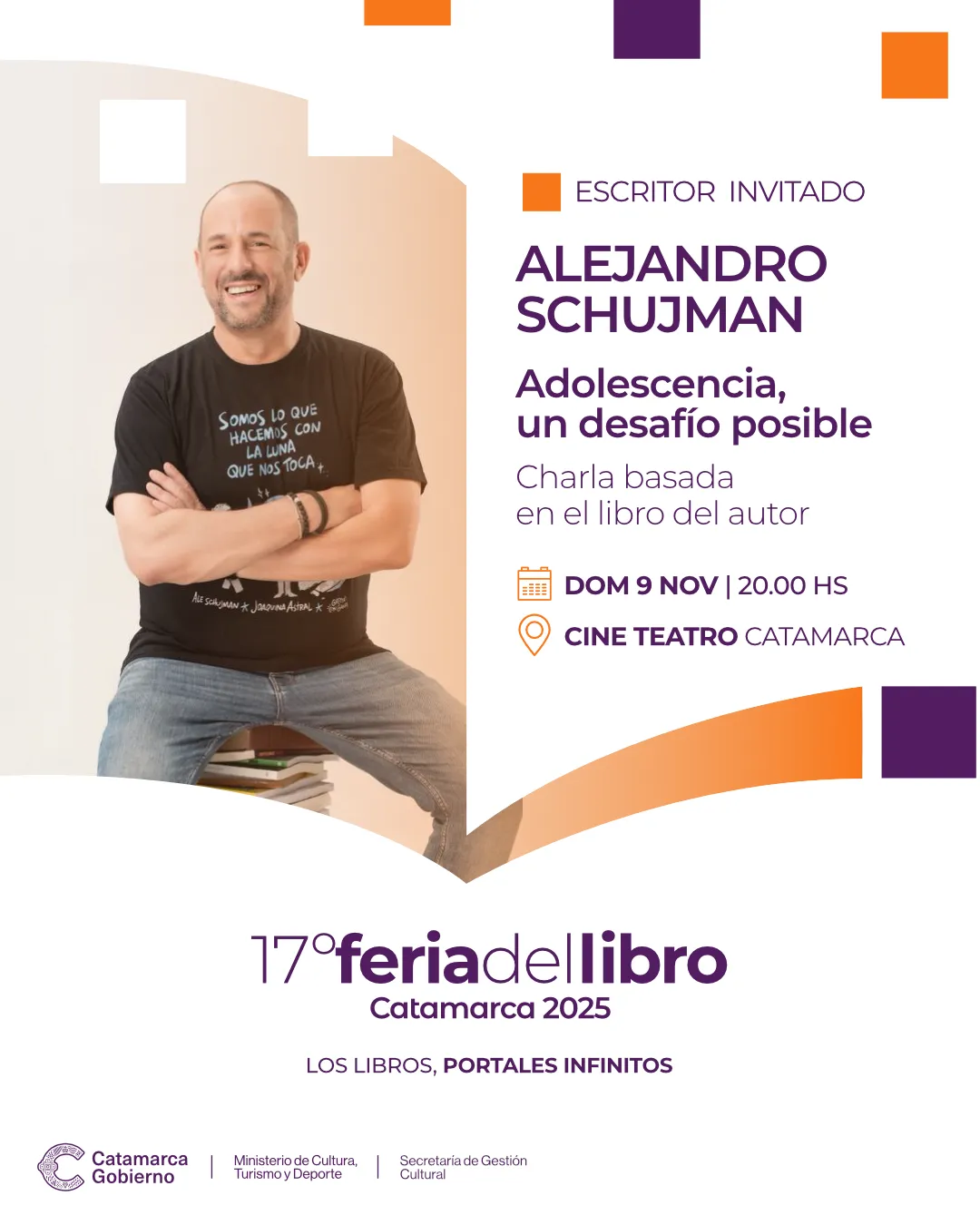 flyer FdL25 - Autores - Alejandro Schujman