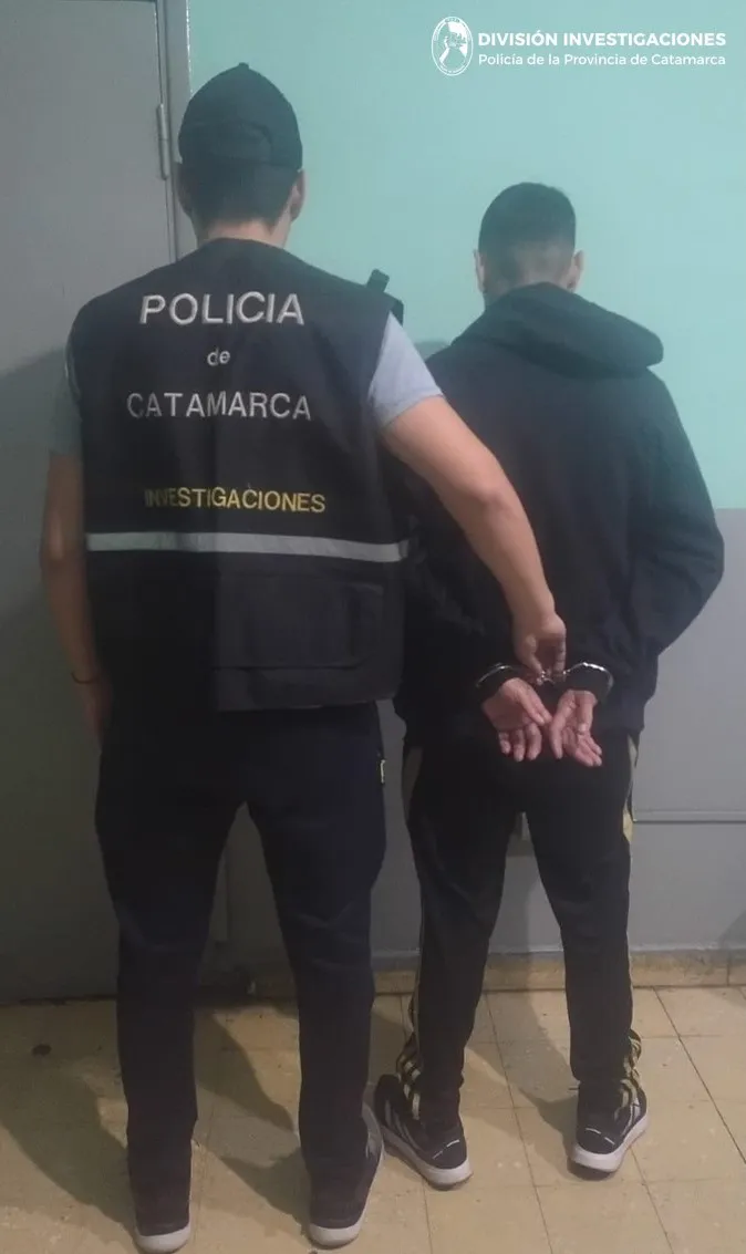 Div. Investigaciones - Detención psd. A. S.